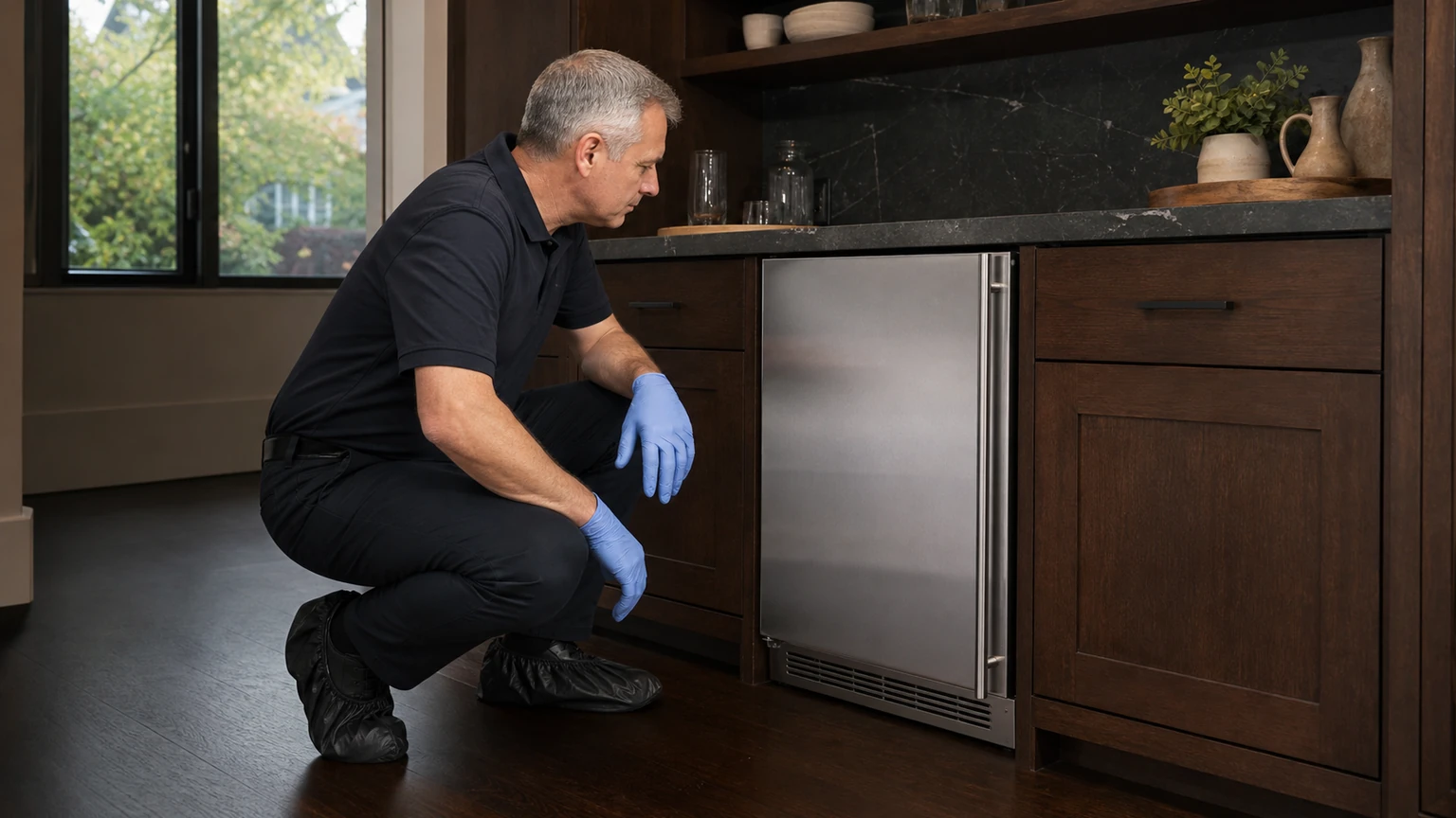 Undercounter ice maker diagnostic visit in Westport